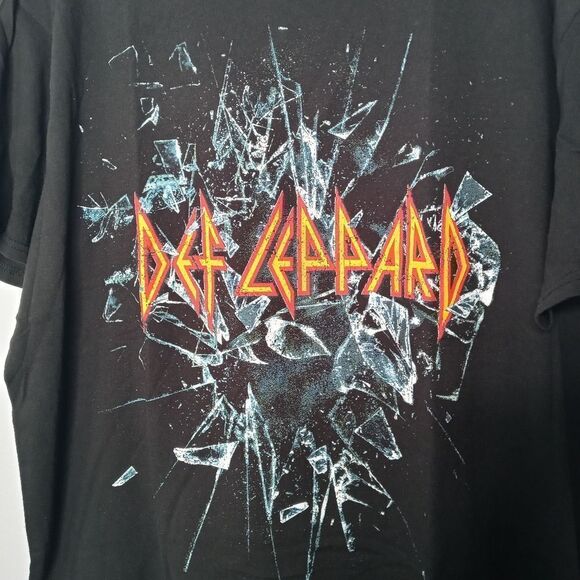 Def Leppard black graphic tee size XL - Picture 3 of 5